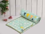 Amazon Brand - Umi Super Soft Brushed Microfiber Cotton 3 Layer Breathable Double Dohar Lightweight Summer Blanket Dohar 84X96(Inches) 213X243(CM) Flannel Dohar Throws for Bed