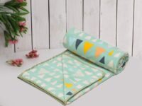 Amazon Brand - Umi Super Soft Brushed Microfiber Cotton 3 Layer Breathable Double Dohar Lightweight Summer Blanket Dohar 84X96(Inches) 213X243(CM) Flannel Dohar Throws for Bed