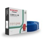 Anchor by Panasonic 2.5 mm COPAPro FR Electrical Wire, 90 Meter Fire Resistant Single Core PVC insulated Pure Copper Wire, Anti Rodent Anti Termite Flexible Wire for Connections (BLUE, 96140BU)