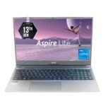 Aspire Lite 13th Gen Intel Core i5-1334U, Office 2024 + M365 Basic, 16 GB RAM/512GB SSD,Full HD, 15.6"/39.62 cm, Win 11 Home, Steel Gray, 1.59 KG, AL15-53, Metal Body, Thin and Light Premium Laptop