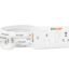 BITCORP 16A to 6A Power Extension Board Converter with 2 Socket 1 Switch, 2500W, 30 Meter 1.5mm Electric Cord for AC, Refrigerator, EV Charger, Water Heater