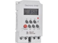 Blackt Electrotech BT41D4 : Digital Timer Switch Relay DIN Rail, 25 Amps Programmable Automatic On/Off (Single-Phase)