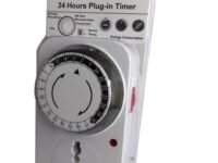 Blackt Electrotech BT41PM Programmable 24-Hour Analog Timer Socket -10 Amp, 230V Power Controller for Home Security and Energy Saving - 15-Min Intervals
