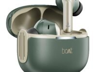 Boat Airdopes 219, 4Mics ENx, 40H Battery, Best in Segment for Calling, Stream Ad Free Music via App Support, Bluetooth Earbuds, TWS Ear Buds Wireless Earphones with mic (Forest Sage)