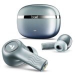 Boat Nirvana Ion ANC, Active Noise Cancellation(~32dB), 120Hrs Battery, App Support, Crystal Bionic Sound, 4Mics ENx, v5.3 Bluetooth Earbuds, TWS Ear Buds Wireless Earphones with mic (Blazing Comet)