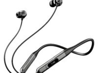 Boat Rockerz 255 ANC,100HRS Battery,Spatial Audio,ANC(~32Db),Fast Charge(10Mins=24HRS),3Mics Aienx,13Mm Drivers,Power Earbuds,Bluetooth Neckband,in Ear Wireless with Mic Earphones (Raven Black)