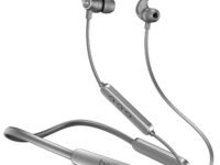 Boat Rockerz 255 Pro+, 60H Battery, Fast Charge, IPX7, Dual Pair,Low Latency,Magnetic Buds, Stream Ad Free Music via App Support, in Ear Bluetooth Neckband, Wireless with Mic Earphones (Cosmic Grey)