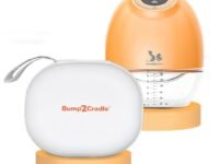 Bump2Cradle | ISO 9001:2015 Certified| No 1 Brand by Doctors and Lactation Experts |Automatic Nipple Corrector Patented Technology -Pump N Go Pro|Model: (B2C 117/Pro) Electric Breast Pump|Soft Cushion|17, 19,21 & 25 mm flanges |3 Modes & 9 Suction Levels|Usb Charging & Cordless Quiet 1 Yr Warranty | Storage bottle with Cap Free lactation consultation | FREE premium carry case pack of 1
