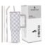 CYNVEXA Tumbler with lid and Straw 1200ML Cup Stainless Steel Vacuum Insulated Tumbler for Water, Iced Tea or Coffee 1.2L Office Gym Travelling (40-Oz-Skin Paint)