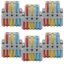 Compact Splicing Electrical Connectors - 3 to 6 Wire Connectors - Terminal Block Connectors - Lever Wire nut Connectors (6pcs, 3 to 6 Inline, Multi)