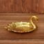 CraftVatika Metal Swan Shape Dry Fruit Serving Tray, Snacks, Floating Flowers for Home Decoration Table Dining Décor (Set of 1)