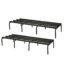 DECOWORLD || Metal Planter Stand || Plant Stand for Pots|| Outdoor Plant Stand || Black (Set of 2)
