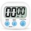 DOCAT Digital Kitchen Timer & Stop Watch Timer for Study, Countdown Large Digits, Loud Alarm, Magnetic Round Back Stand, Stopwatch Timer for Study, Oven, Cooking, Baking Essentials Kitchen Tools