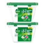 Dettol 4 in 1 Laundry Detergent Pods 18pcs, (Pack of 2)