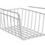 EITHEO Under Shelf Storage Basket - Maximize Kitchen Space with Powder Coated Under Cabinet Storage Organizer | 16 Inch Size White (Pack of 1)