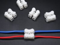 Electronic Spices 100pcs Cable Connectors 2 Pins Electrical Push Type Cable Connectors Quick Splice Lock Wire Terminal 220V 10A