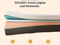 Emma Original Ortho Mattress | Europe's Most Awarded Mattress (Now in India) | Orthopedic Mattress |Memory Foam| 15 Year Warranty (King, 75x72x8 Inches)