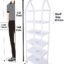 FLIPZON Baby Wardrobe Plastic Multipurpose 6 Shelve, Foldable, (Unbreakable Material) (Rabbit Pattern - Sky Blue)