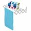 Familia- Heavy Duty Retractable SS Foldable Wall Mount Cloth Drying Stand, Organizer – 3 Ft. Total Drying Length 21 Ft (7 Tube x 3 ft) for Balcony, Bathroom, Bedroom, Clothes Washing Area (CS7x3WMSS)