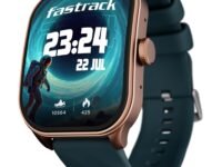 Fastrack Limitless FS2 Pro Smartwatch|1.96" Super AMOLED Arched Display with Functional Crown and Resolution of 410X502|Singlesync BT Calling|Nitrofast Charging|110+ Sports Modes|200+ Watchfaces,Teal