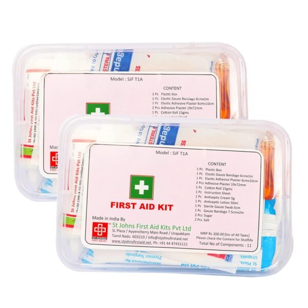 First Aid Box FoR Home (Pack Of 2 Box)