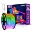 Gesto 20 Meter Rope Led Strip Lights – High Brightness Outdoor Lights Waterproof for Balcony,Home Decor,False Ceiling | RGB Strip Light for Diwali Decoration with Mode Change Controller (Multicolor)