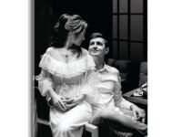 Giftplease Customized Acrylic Photo Wood Frame,Personalized Clear Wall Mount Frameless Rectangular Poster Frame for Anniversary,Birthday,Special Moment(Transparent,18X12 Inches)