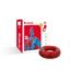 Goldmedal 90 Meter 1100V 4.0 Sq mm Fire Retardant Electric Wire (Red) - Pack of 1 | Wire for Domestic & Industrial Connection Use | Multi-Strand, PVC Electrical Insulated Copper Wire