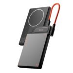 HAMMER 10000mAh MagSafe Power Bank, 15W Wireless Charging (MagSafe & Qi), 22.5W PD/PPS Fast Wired Charging, LED Display, iPhone 12 & Above, Metallic Finish, Magnetic Ring Included, Made in India
