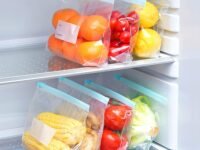 HASTHIP® Storage Bag,Ziplock Bags Large Size,Reusable Sandwich Bags,30 Pcs of Food Storage Bags,Snack Bags, Freezer Bags,Bags for Lunch, Travel and Kitchen Organization
