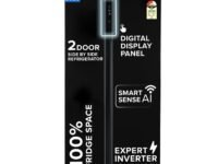 Haier 602L 3Star 2 Door Side by Side Frost Free Refrigerator|100% Convertible|Expert Inverter Technology|Digital Display Panel|Triple Twist Ice Maker|Deo Fresh Technology (HRS-682KS, Black Steel)