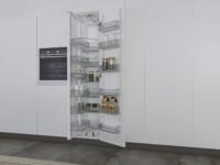 Half Pantry Unit 1850600 | W564 x D540 x H1850-2050 | Soft Closing | Universal Installation | 18 Shelves Pull Out Pantry | Kitchen Pantry Shelving | Pull Out Pantry Cabinet