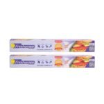 Hindalco Freshwrapp Aluminium Foil 9 Meters, 11microns (Pack of 2)| Food Packing , Wrapping, Storing and Serving