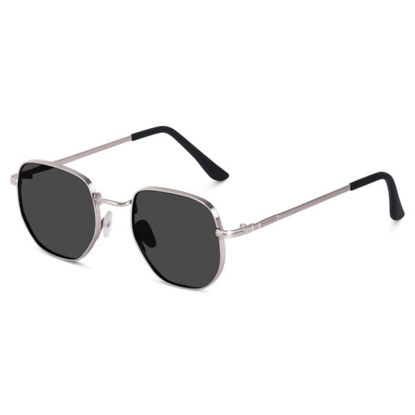 IFLASH UV Protected Hexagonal Small Octagonal Sunglasses for Men and Women