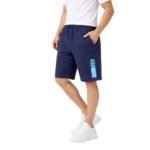 KART BLACK Plus Sizes Men's Cotton Knee Length Shorts(XXL,3XL,4XL,5XL,6XL,7XL,8XL Shorts) | Stripe Printed Shorts | Casual and Night Wear Mens Shorts