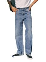 KOTTY Men's Relaxed Fit Mid Rise Solid Straight Fit/Skinny Fit/Comfortable and Strechable Stylish Looking Jeans