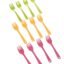 Kids Fork Set, 12 Pcs Multicolour Reusable Serving Forks for Kids' Tiffin