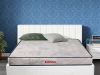 Kurlon Dual 8 Inch Mattress | King Size Bed Mattress | Hypoallergenic & Comfortable | Dual Comfort | Relieving Pressure | Smooth Fabric | Reversible | Soft & Firm | 78x72x8 | 10 Years Warranty
