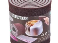 LandVK Scratch Proof Kitchen Utensil Cleaning Scrubber Sponge for Pantry, Dishwashing, Bathroom and Toilet Washing, Floor Cleaning, 100cm Sponge Roll, Multicolor, Pack of 3