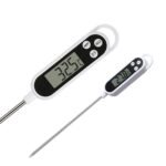 Large Digital LCD Cooking Food Meat Probe Kitchen BQB Thermometer Temperature Test Pen Instant Read, for Candy, Milk, Oil, Liquid, Lab Chemical