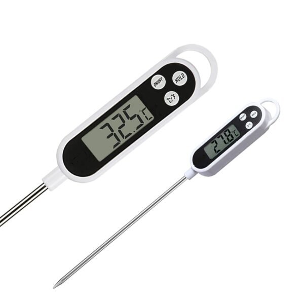 Large Digital LCD Cooking Food Meat Probe Kitchen BQB Thermometer Temperature Test Pen Instant Read, for Candy, Milk, Oil, Liquid, Lab Chemical