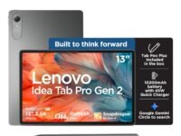 Lenovo Idea Tab Pro Gen 2 with Pen Plus | 13" Display, 3.5K Resolution, 144Hz Refresh | 8GB, 256GB | Snapdragon 8s Gen 4 | 10200mAh | 4 JBL Speakers| USB 3.0 with DP-Out | Wi-Fi 7 | Luna Grey