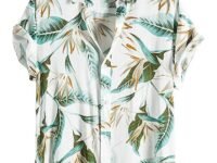 Leriya Fashion Men's Casual Rayon Relaxed Fit Shirt Button Down Summer Shirts for Men | Stylish Printed | Short Sleeve | Trendy (Available in Plus Size)