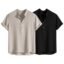 Leriya Fashion Tshirt for Man | T Shirt for Mans | Mens TShirt's | Collarless T- Shirt for Mens | Half Sleeve Tshirt for Men (Available in Plus Sizes) Polycotton, Regular Fit
