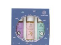 Little Rituals Organic Baby Massage & Hair Oil Gift Pack and Sampler - Sweet Almond (Badam), Coconut, Black Sesame | Premium Gift for Baby | Travel Pack | Wood Cold Pressed, Plant Actives, Dermatologist Tested by Pediatrics, Safe & Gentle, 30ml