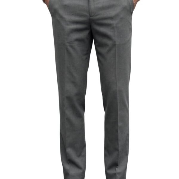 Louis Philippe Men's Regular Fit Everyday Smart Wear Comfort Stretch Work Ready Solid Formal Trouser