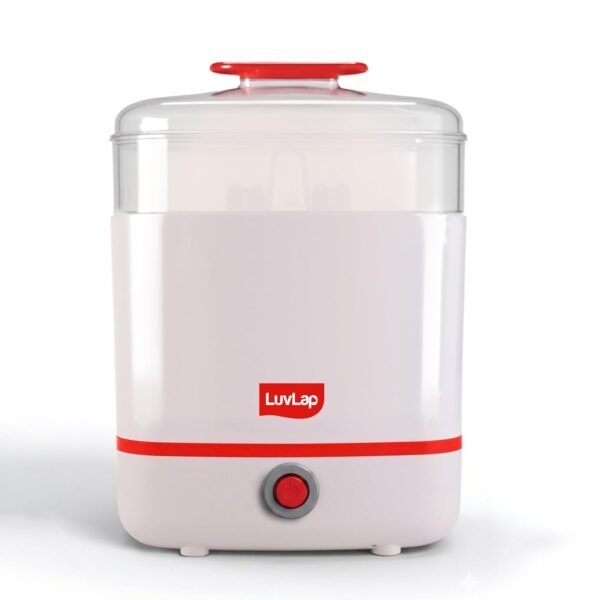 LuvLap 3-in-1 Electric Steam Sterilizer, Sterlizer for Baby Products, Kills 99.9% Germs, 8 Minutes Superfast Sterilization, Keeps Items sterile for up to 24 Hours