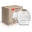 LuvLap Glory Hands-Free Electric Breast Pump for Breastfeeding, Wearable, Portable, 4 Modes & 9 Suction Levels, Type-C Fast Charging, 24mm Breast Shield, Includes 19/21/27mm Soft Flange Inserts, White