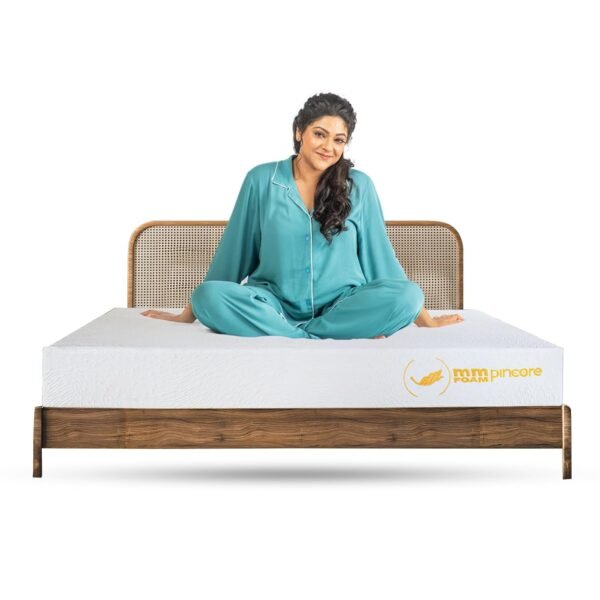MM FOAM Pincore - Cool, Hypoallergenic, 100% Natural Latex Mattress, 78 x 72 x 4 inches (King)