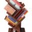 Madhuran Engineering Wood Studio Shelf Bookcase Space Saving Holder Books Office Desk Organizer (Matte, Classic Walnut)